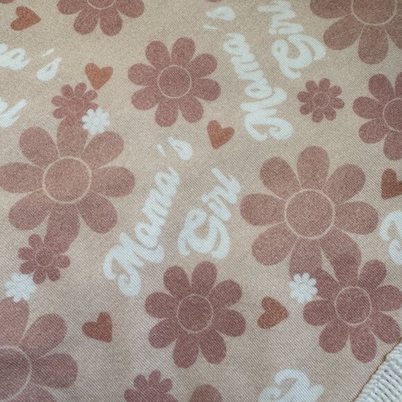 EUC Loic by Design Mama's Girl Mother's Day Dog Bandana with Poms, Pink Daisy, M - Picture 9 of 13